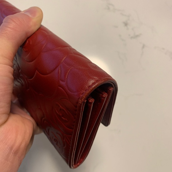 Authentic Chanel Camellia Long Wallet - Picture 11 of 12